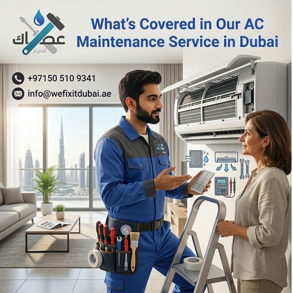 What’s Included in Our AC Maintenance Service in Dubai
