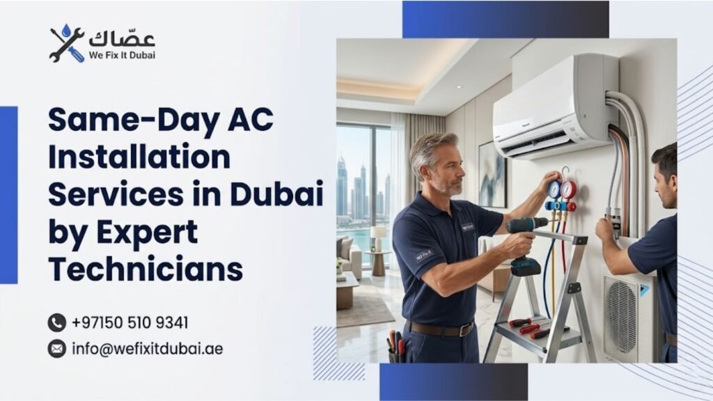 Same Day AC Installation in Dubai – Expert Air Conditioning Services