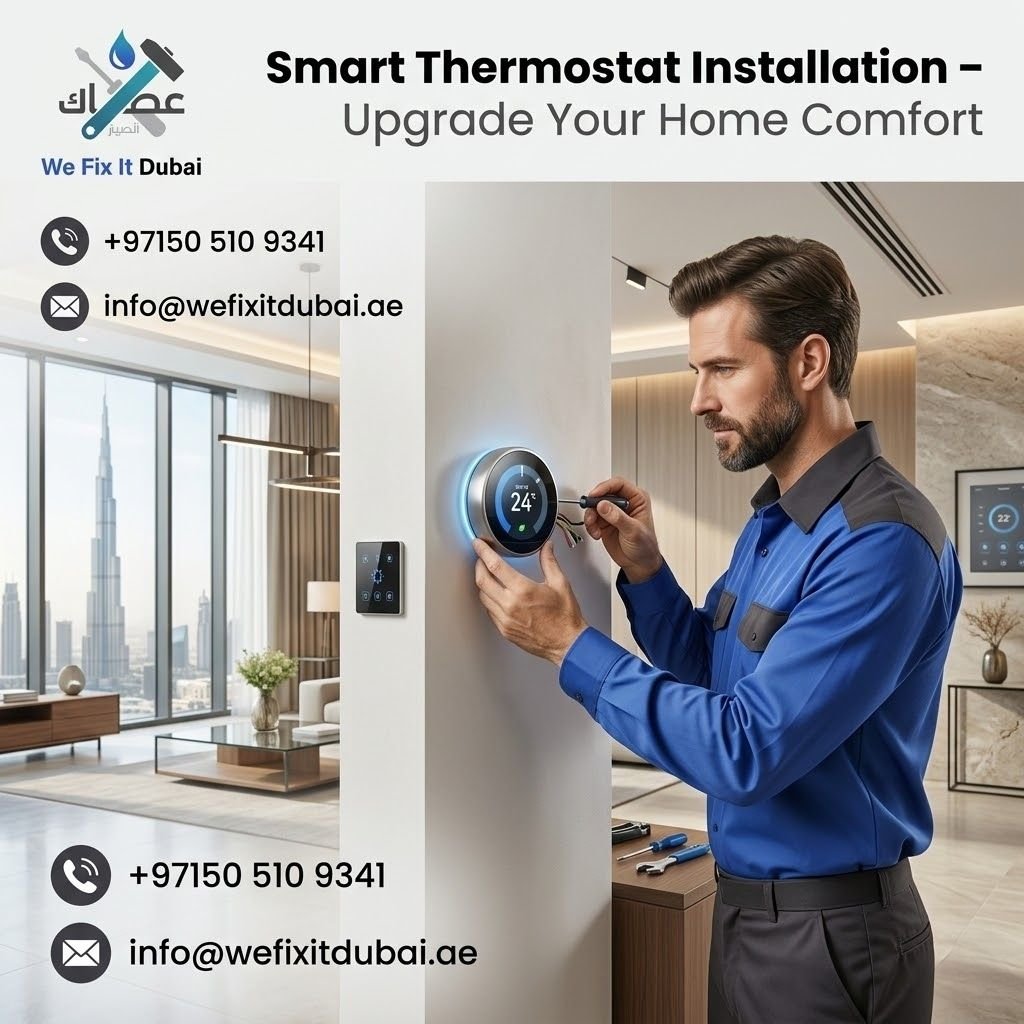 smart thermostat installation Dubai