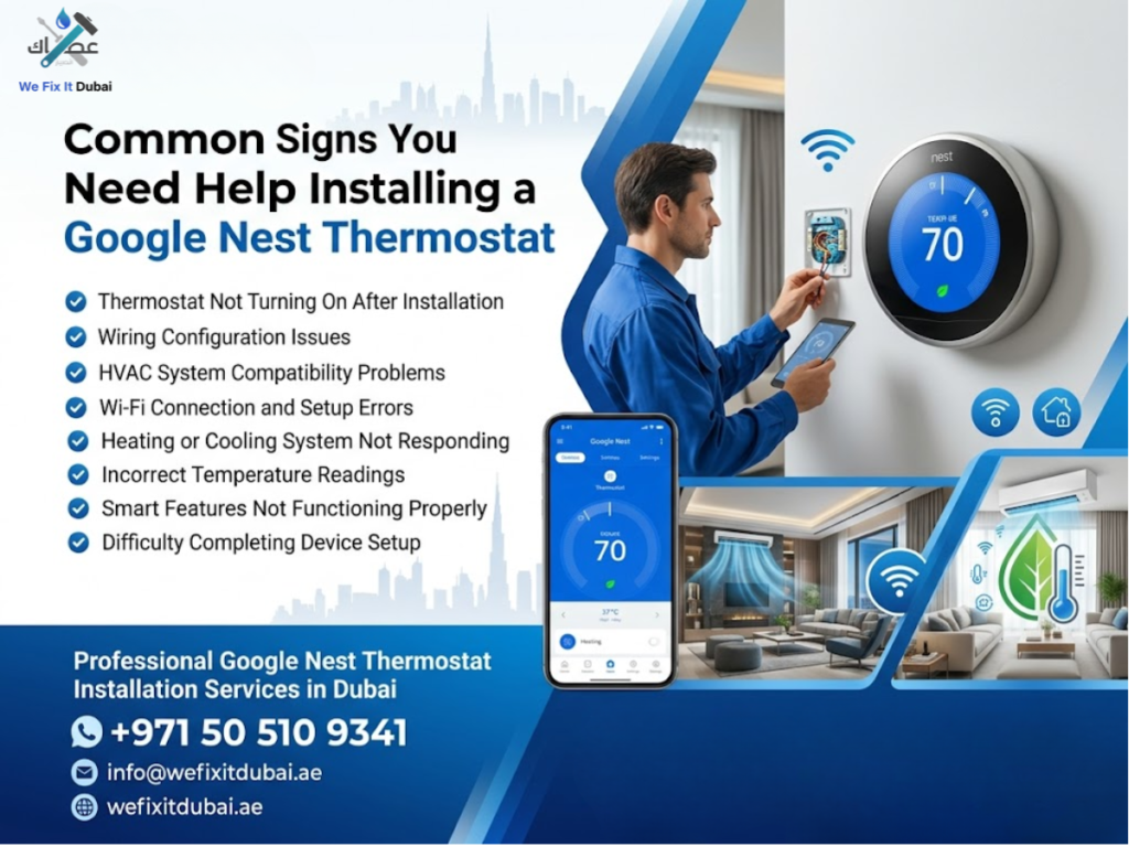 Common Signs You Need Help Installing a Google Nest Thermostat