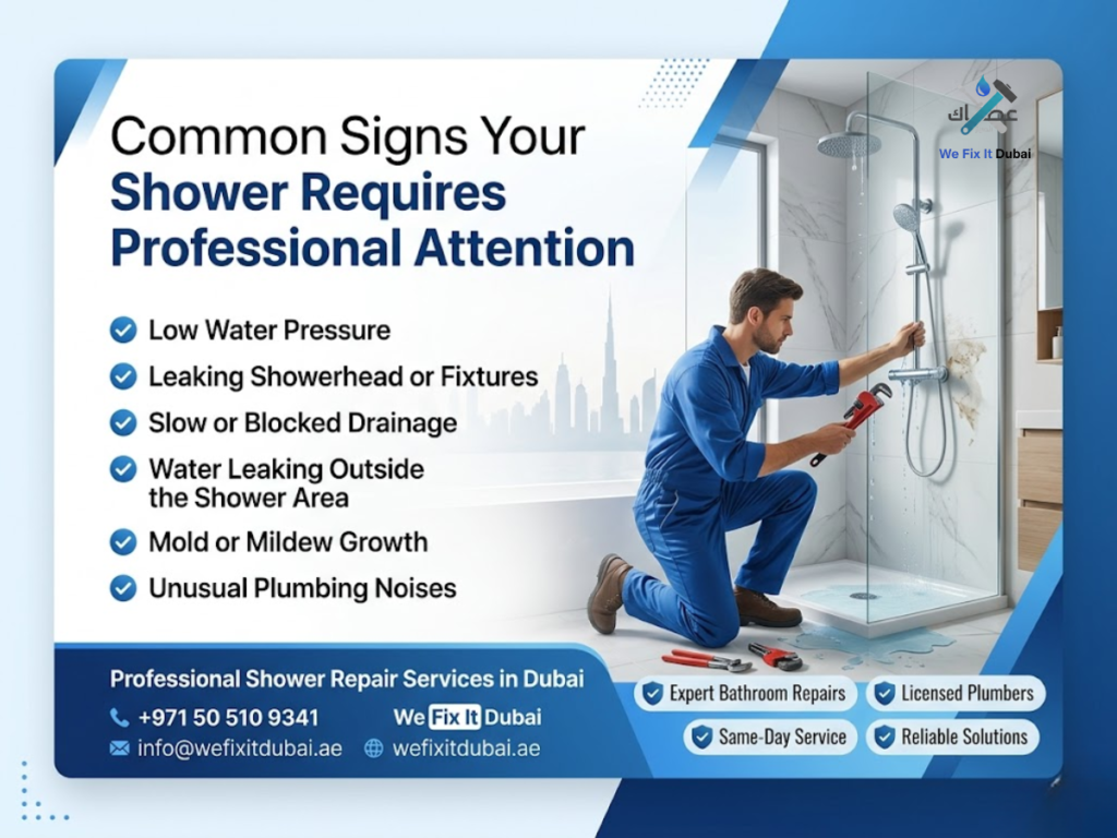 Common Signs Your Shower Requires Professional Attention