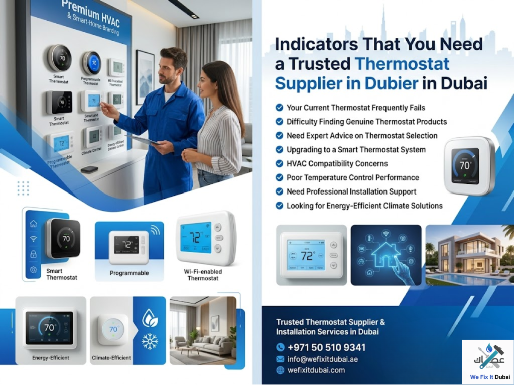 Indicators That You Need a Trusted Thermostat Supplier in Dubai