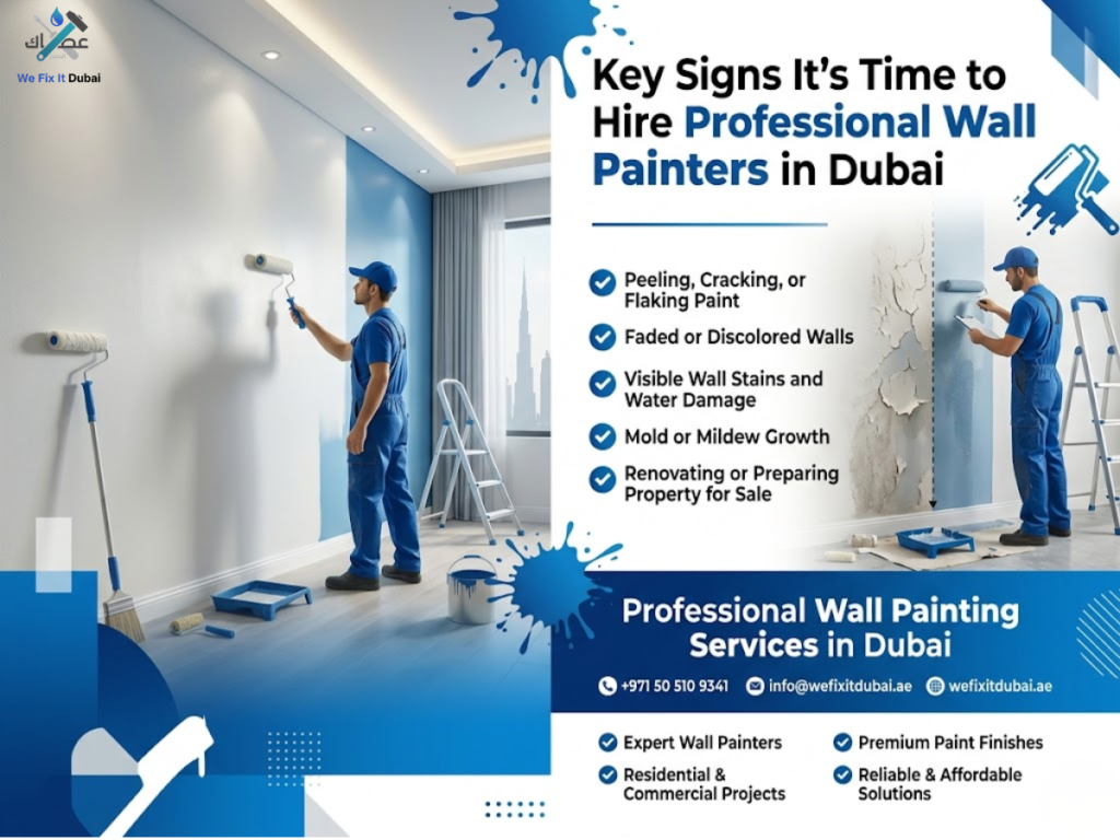 Key Signs It’s Time to Hire Professional Wall Painters in Dubai