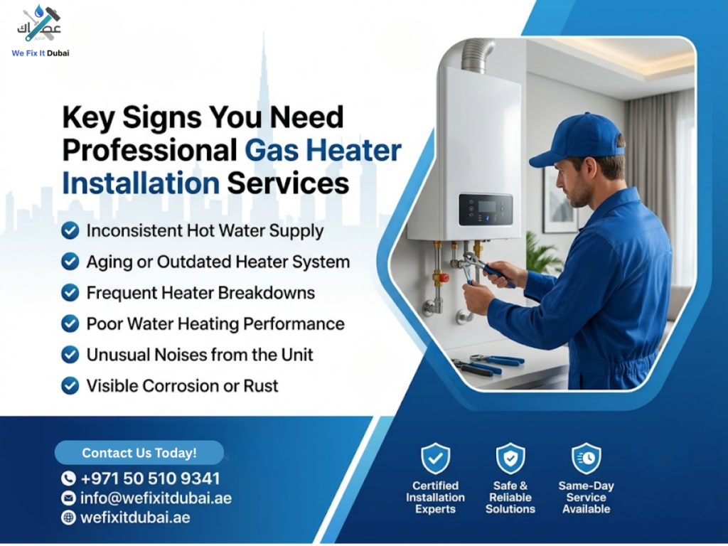 Key Signs You Need Professional Gas Heater Installation Services