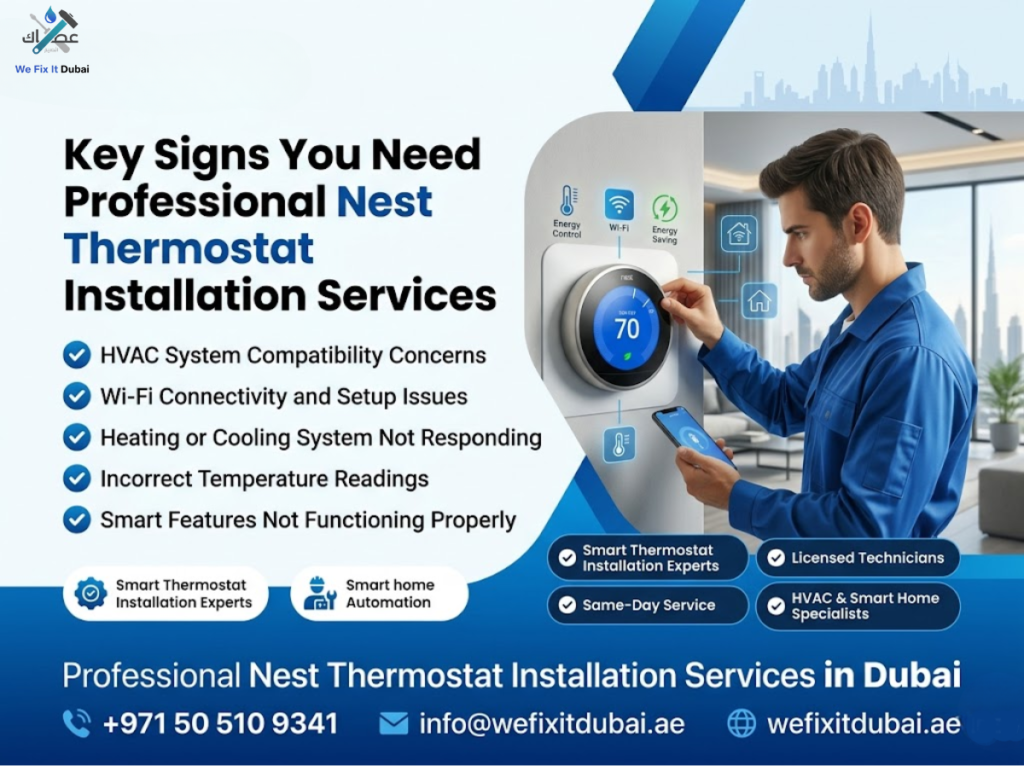 Key Signs You Need Professional Nest Thermostat Installation Services