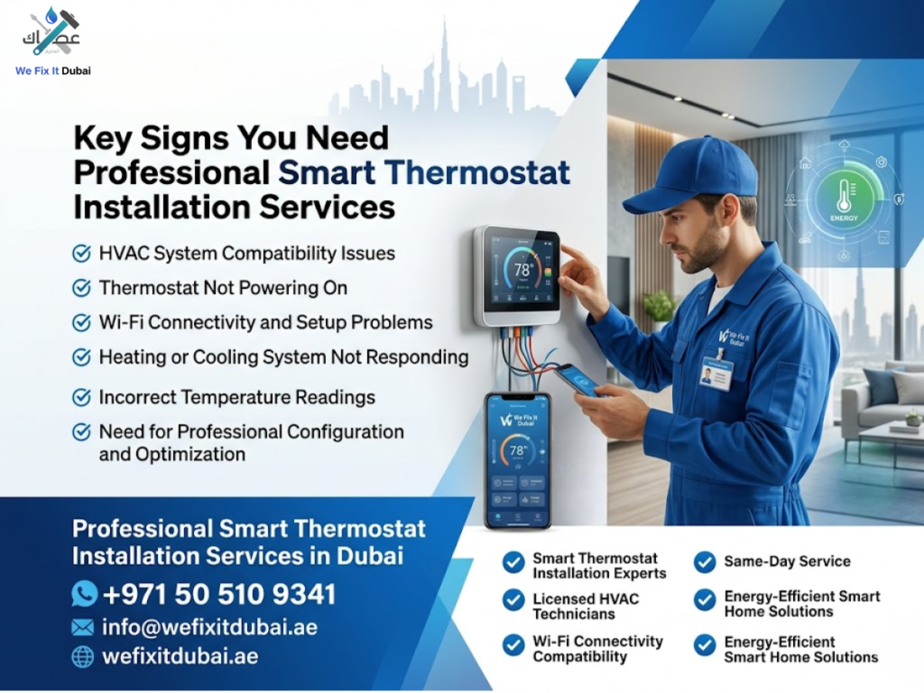 Key Signs You Need Professional Smart Thermostat Installation Services