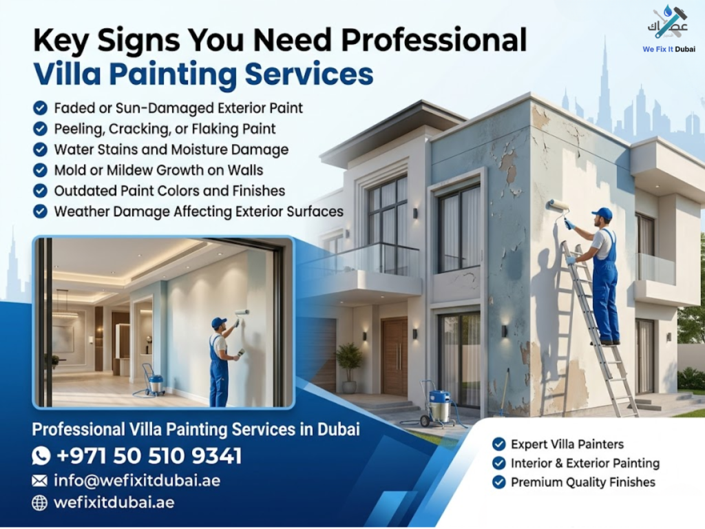 Key Signs You Need Professional Villa Painting Services