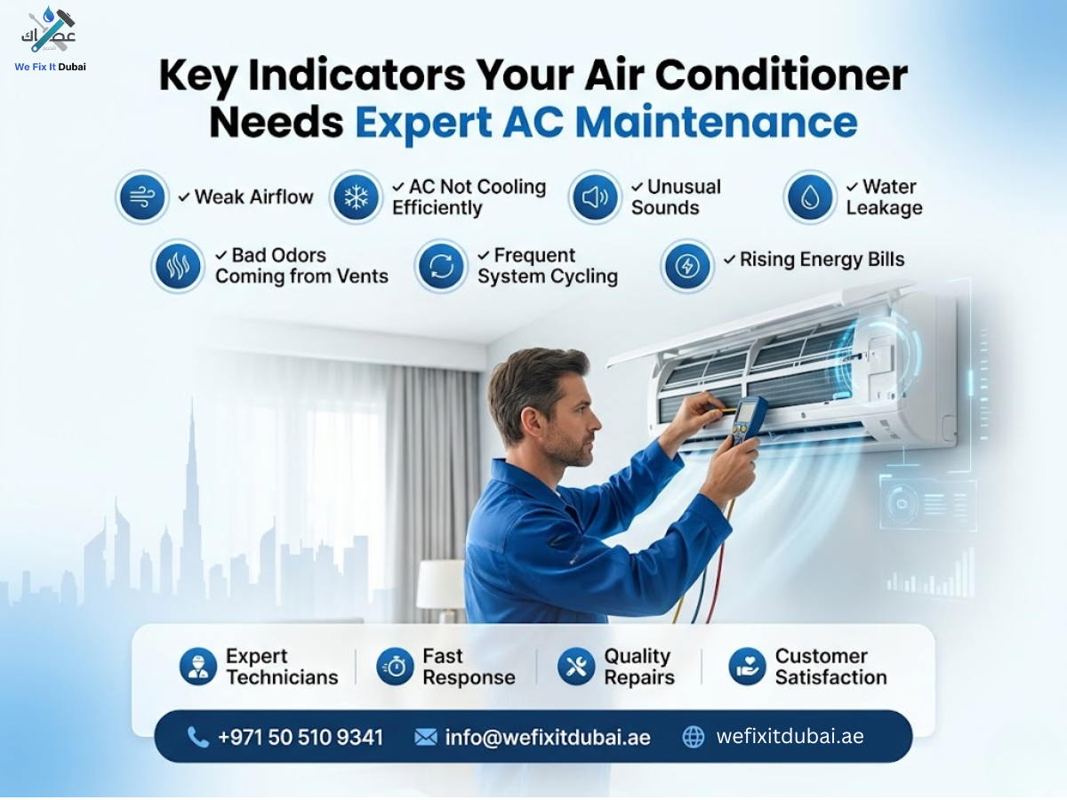 Key indicators Your Air Conditioner Needs Expert AC Maintenance