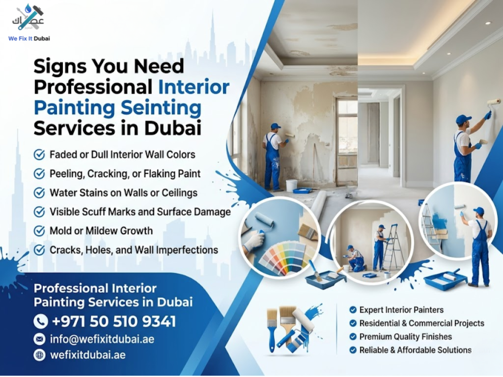 Signs You Need Professional Interior Painting Services in Dubai