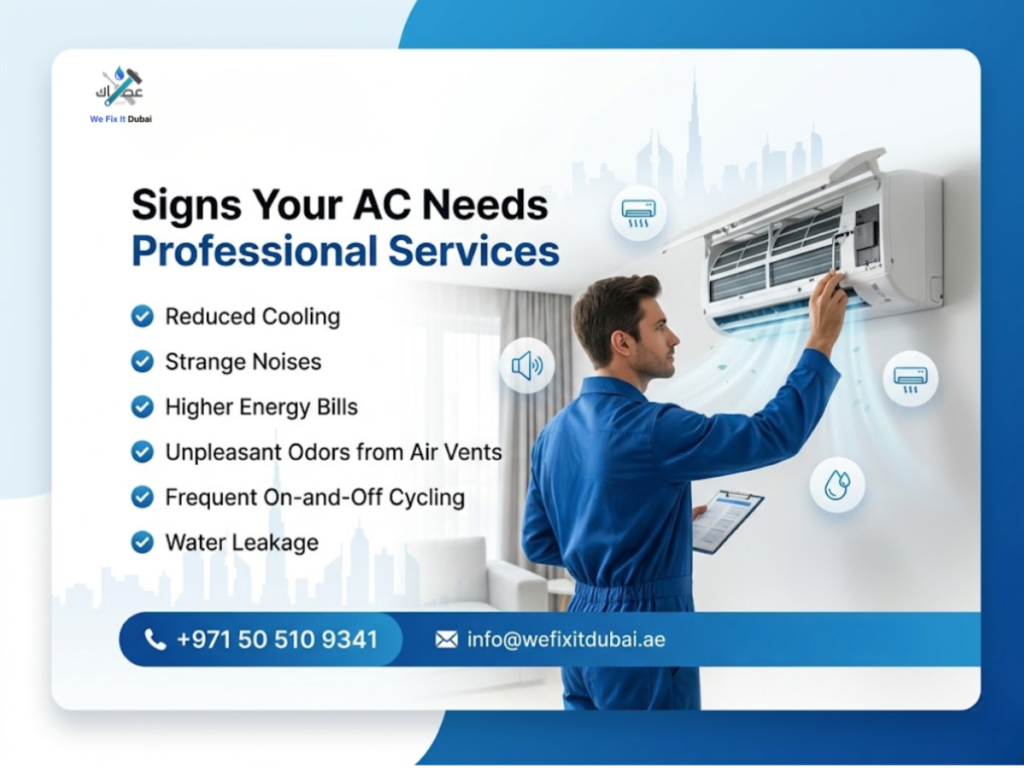 Signs Your AC Needs Professional Services