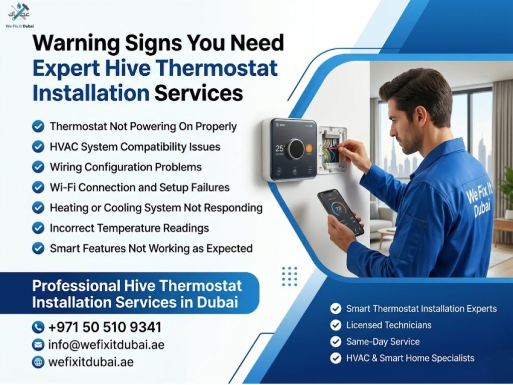 Warning Signs You Need Expert Hive Thermostat Installation Services