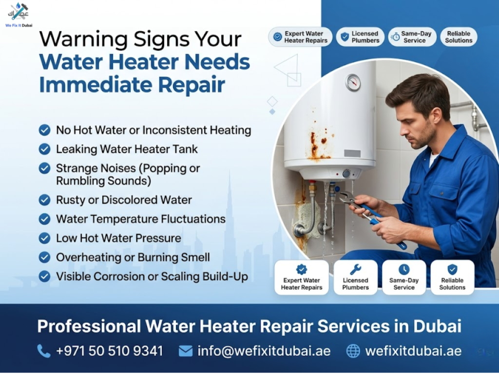 Warning Signs Your Water Heater Needs Immediate Repair