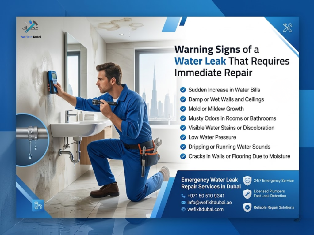 Warning Signs of a Water Leak That Requires Immediate Repair