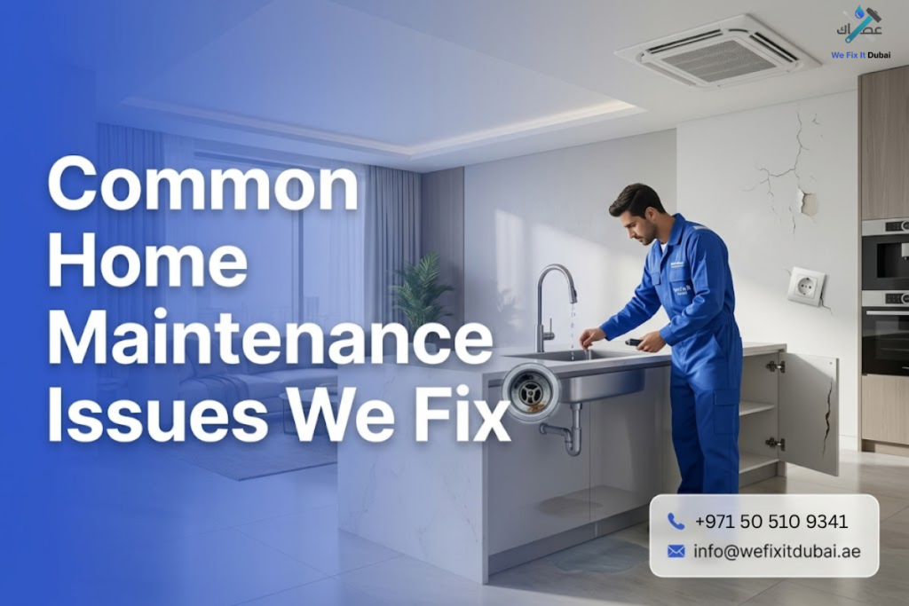 Common Home Maintenance Issues We Fix