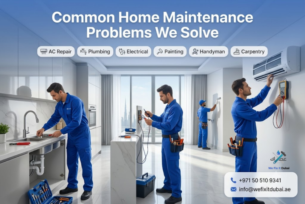 Common Home Maintenance Problem We Solve
