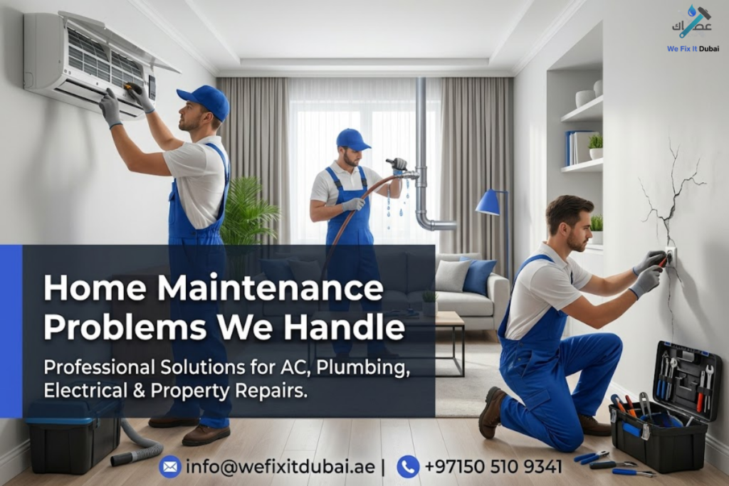 Home Maintenance Problems We Handle