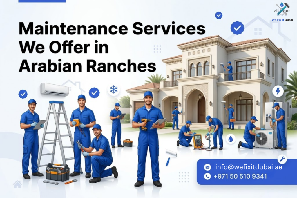 Maintenace Services We Offer in Arabian Ranches