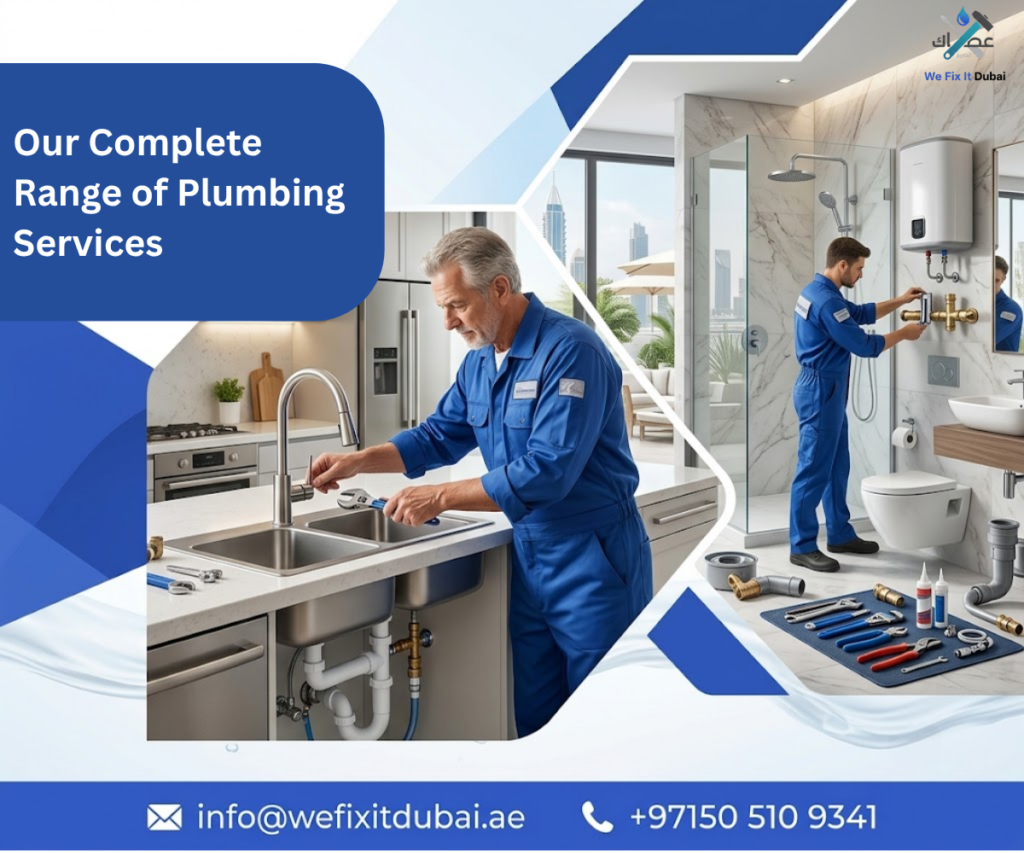 Our Complete Range of Plumbing Services
