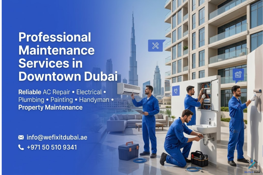 Professional Maintenace Services in Downtown Dubai