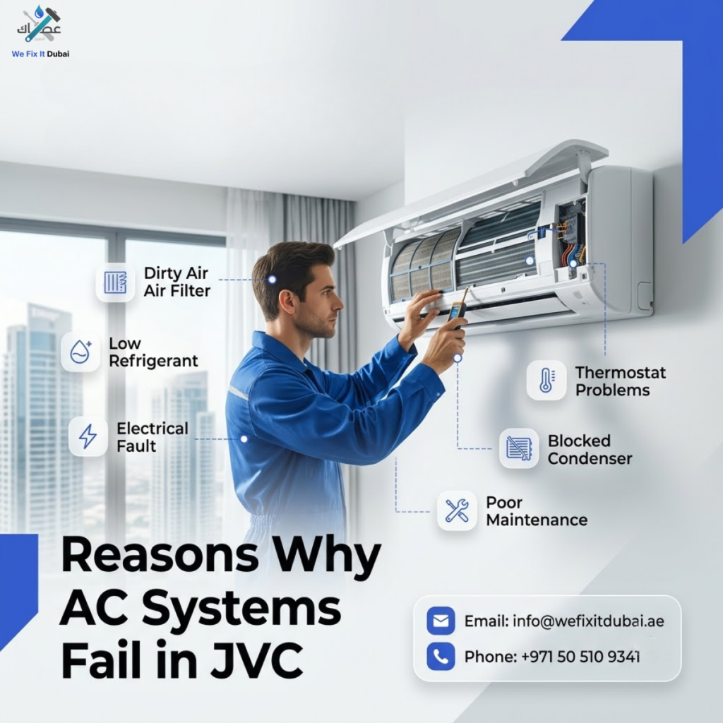 Reasons Why AC Systems Fails in JVC