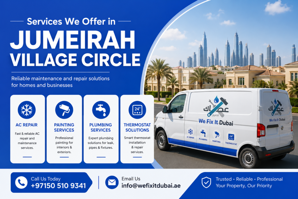 Services We Offer in Jumeirah VIllage Circle