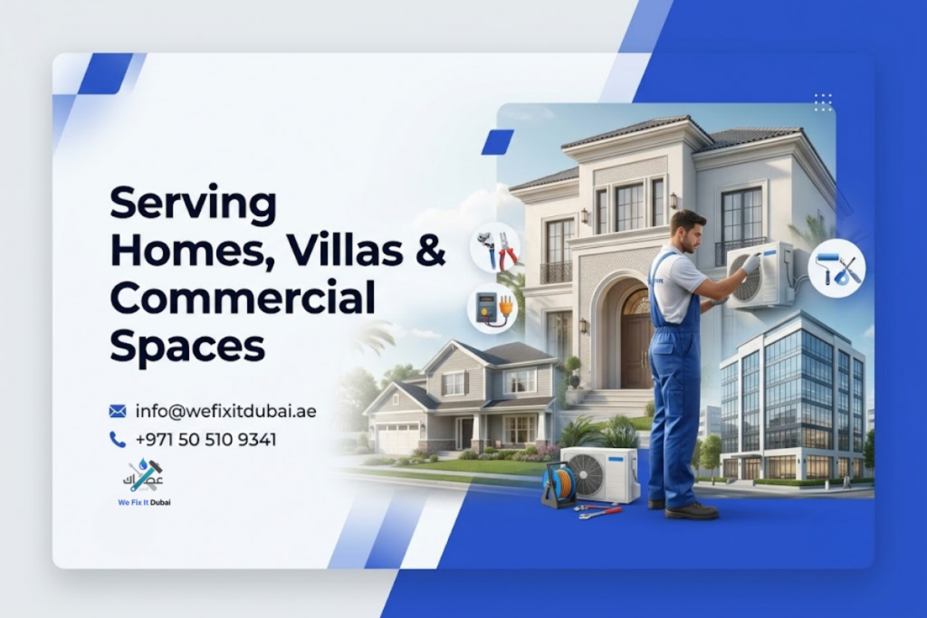 Serving Homes, Villas & Commercial Spaces