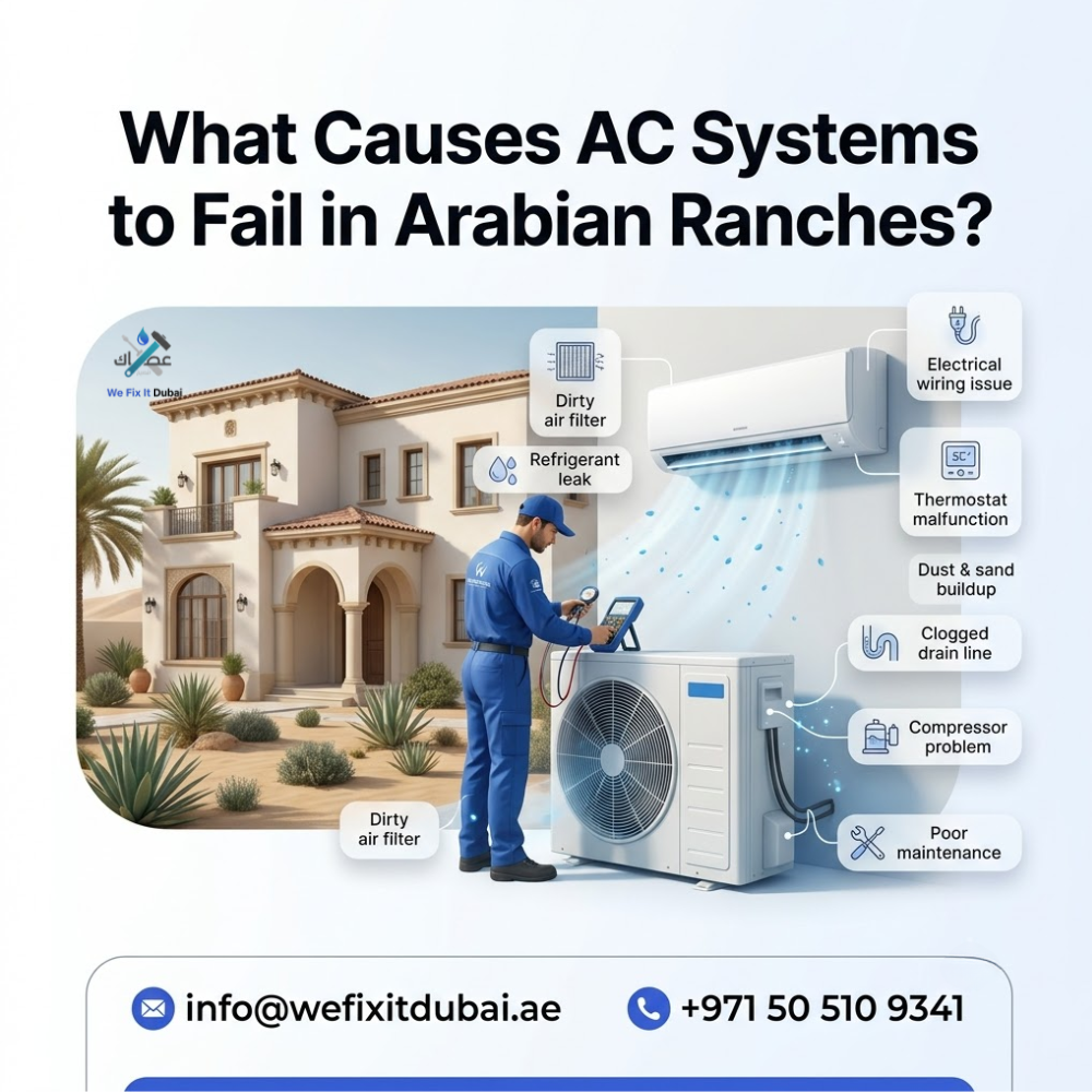 What Cause AC Systems to Fail in Arabian Ranches