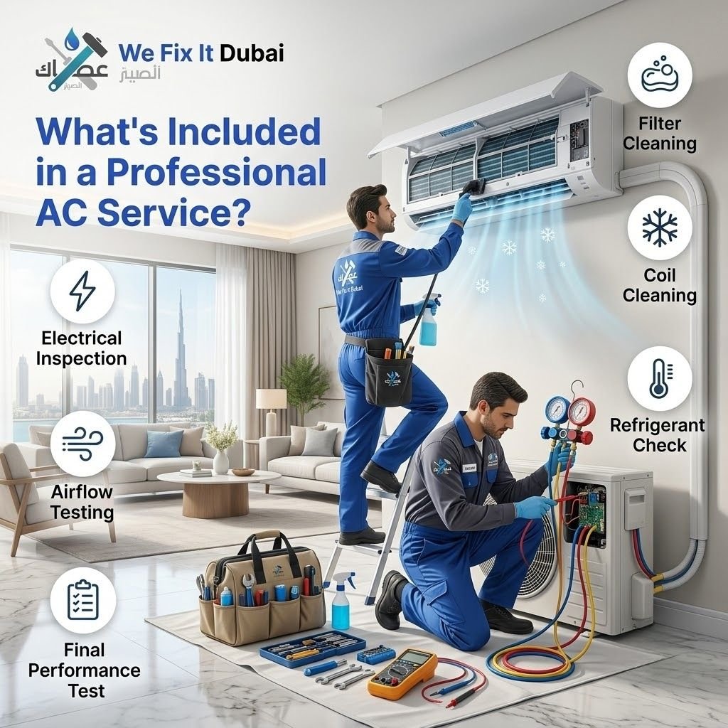 What Happens During a Professional AC Service