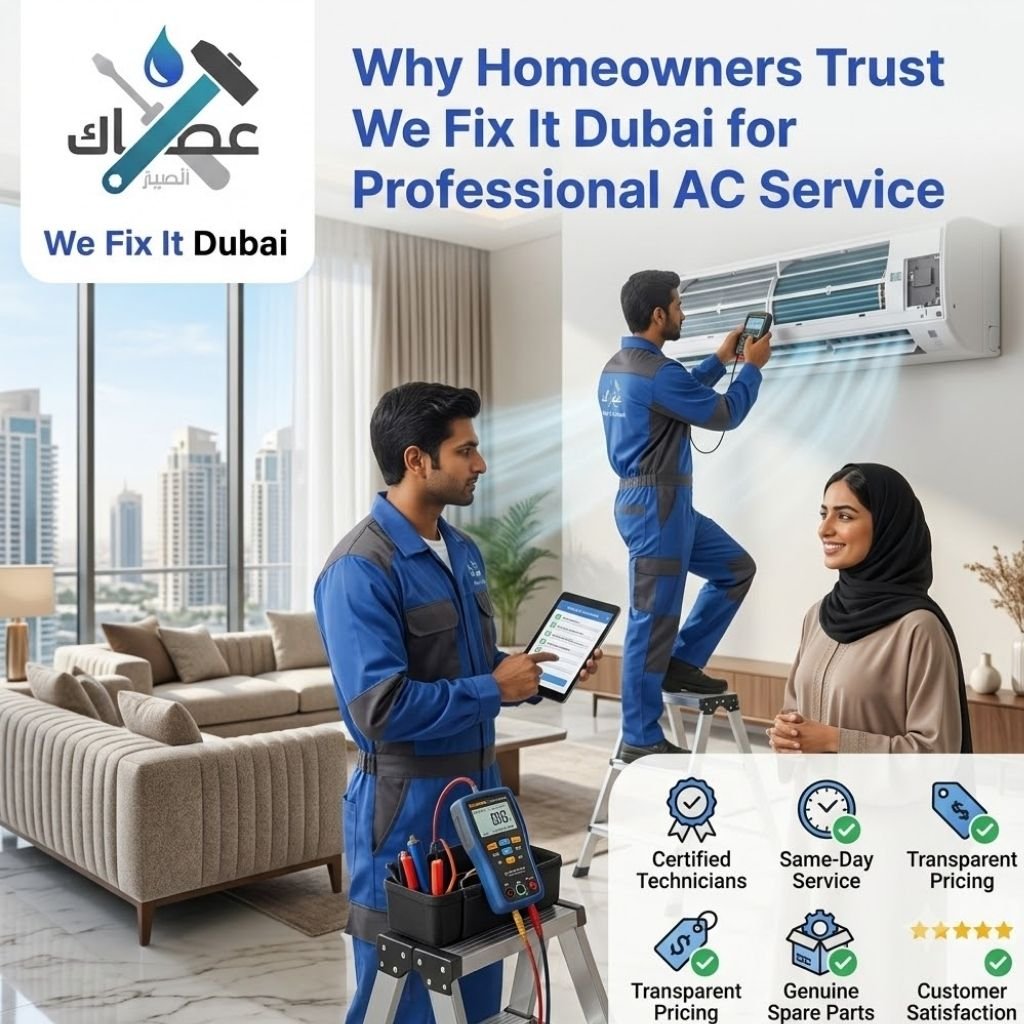 Why Choose We Fix It Dubai for AC Service