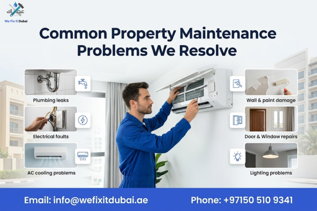 Common Property Maintenance Problems We Resolve