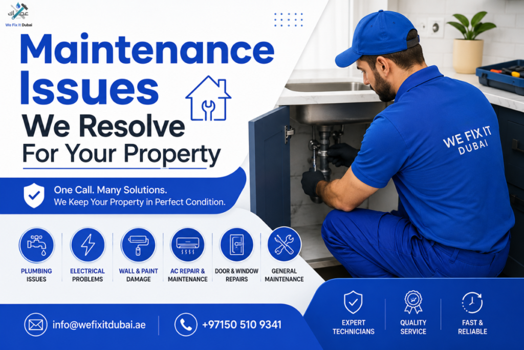Maintenance Issue We Resolve For Your Property