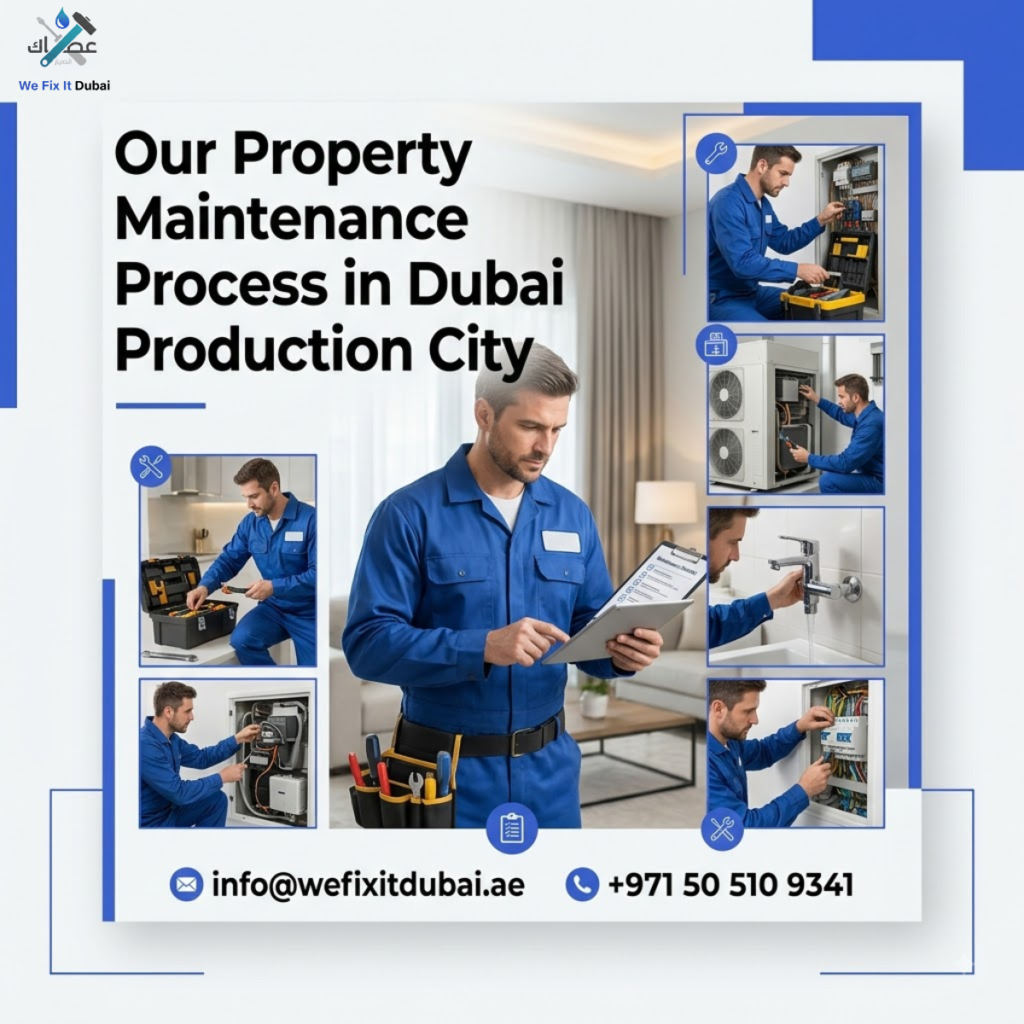 Our Property Maintenance Process in Dubai Production City