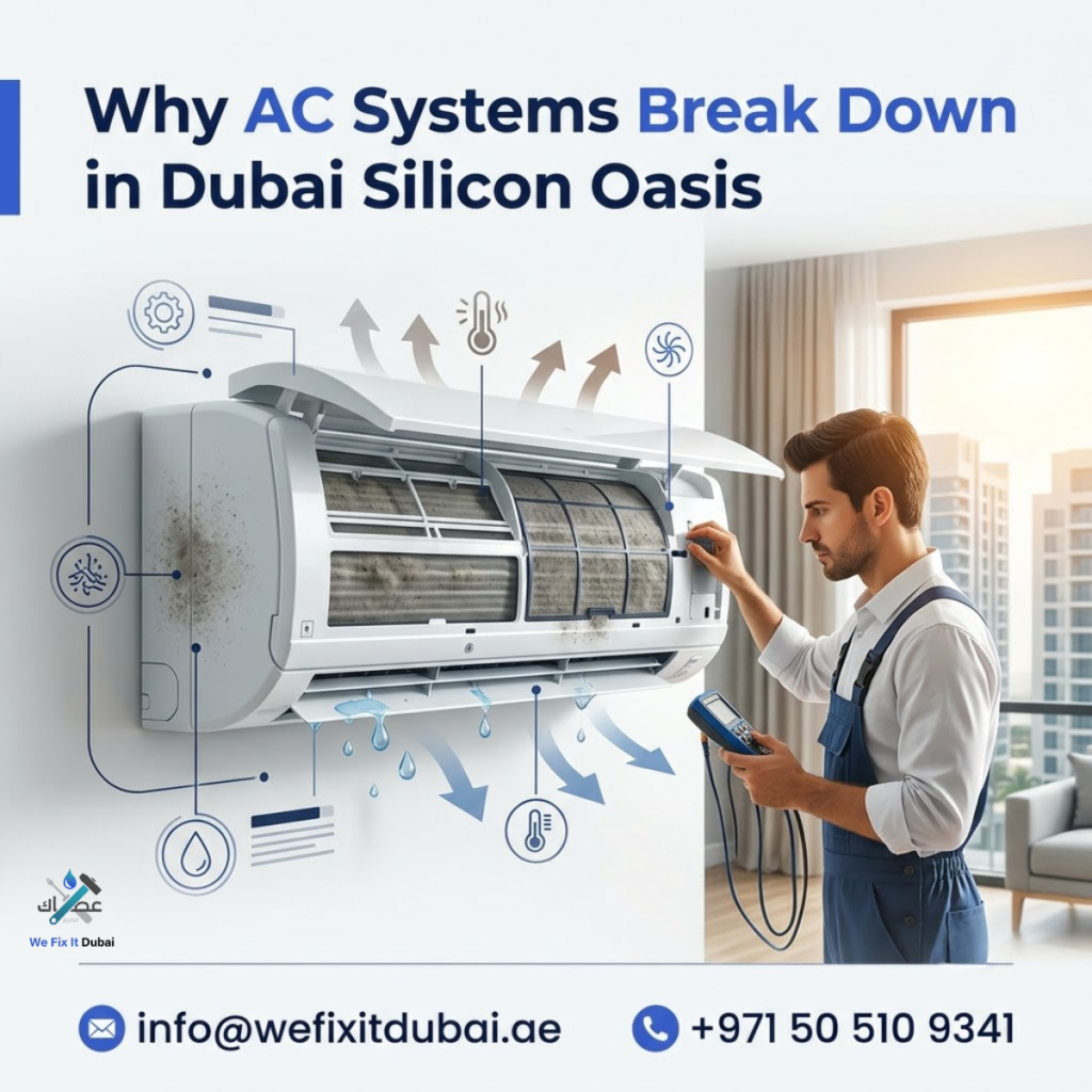 Why AC System Break Down in Dubai Silicon Oasis
