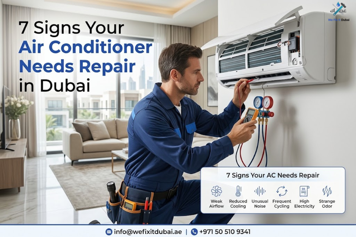7 Signs Your Air Conditioner Needs Repair in Dubai