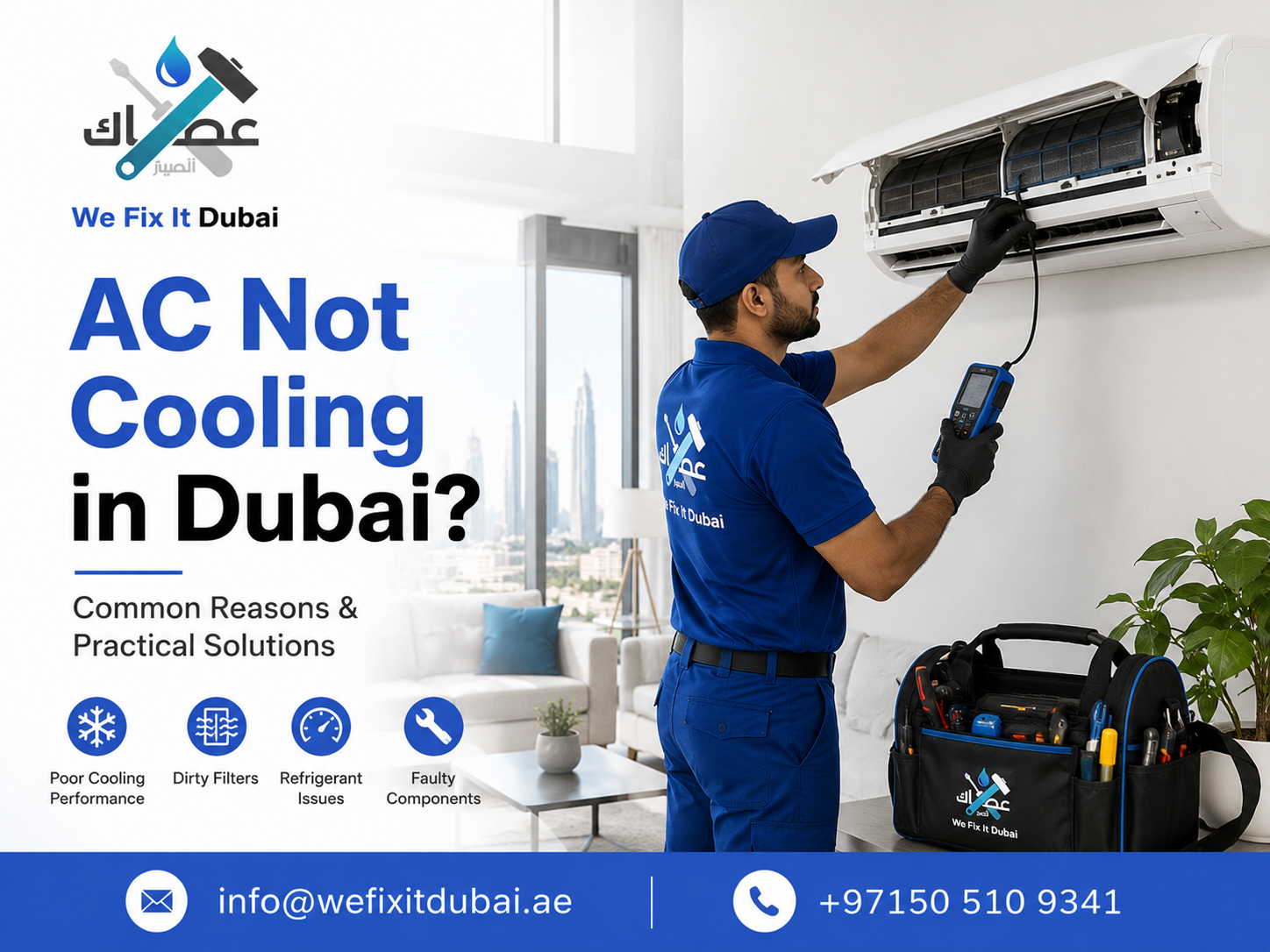 AC Not Cooling in Dubai